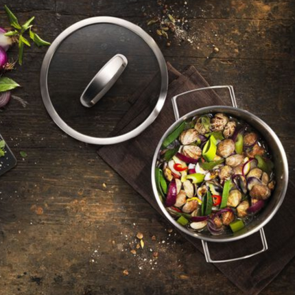 Olla Cocina Real en Acero Inoxidable Premium Antiadherente