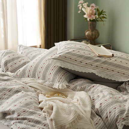 Ropa de Cama Completa Estampada en Algodón y Poliéster